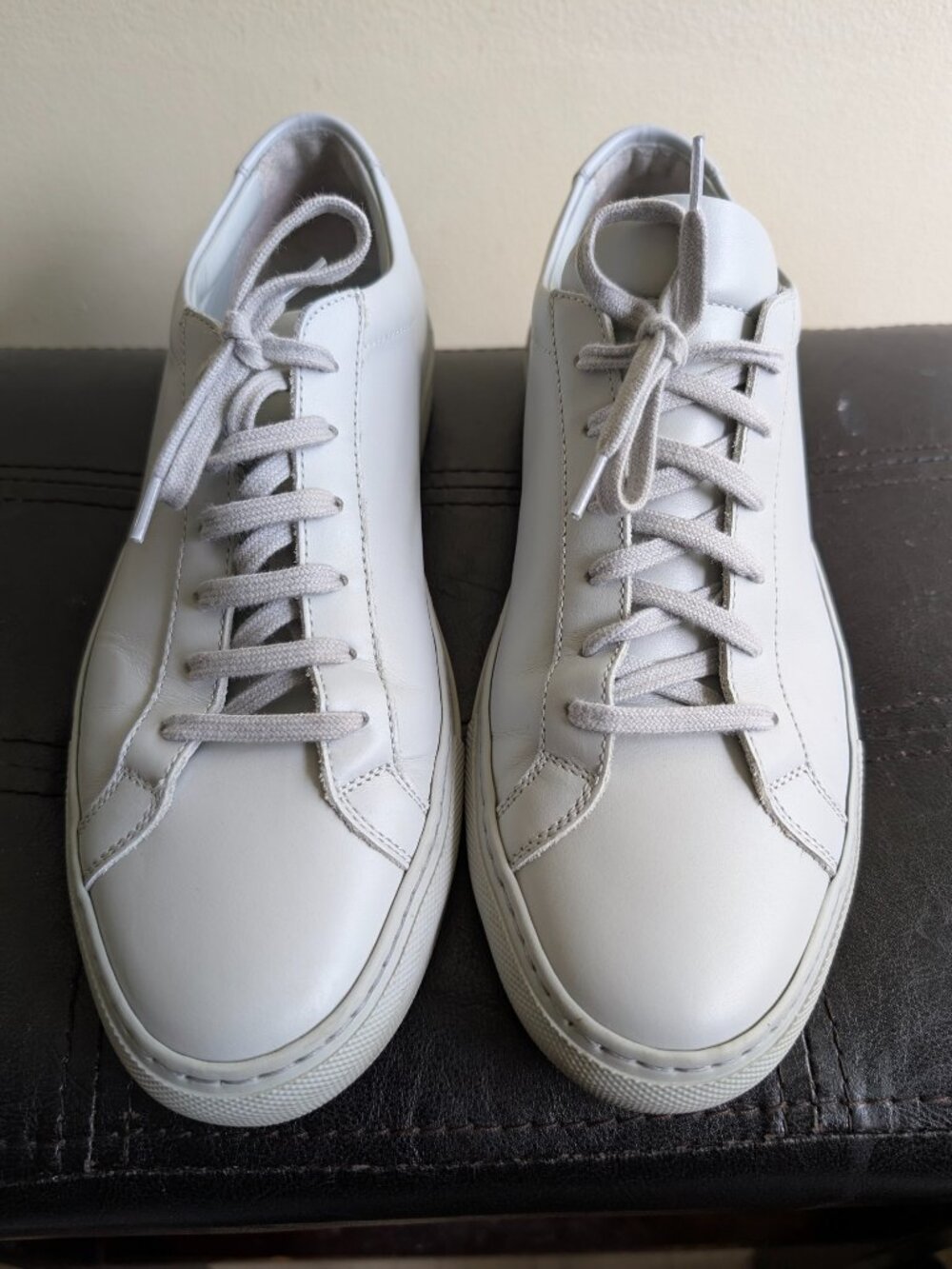 Common Projects Original Achilles Low Leather Sneakers Grey 7543